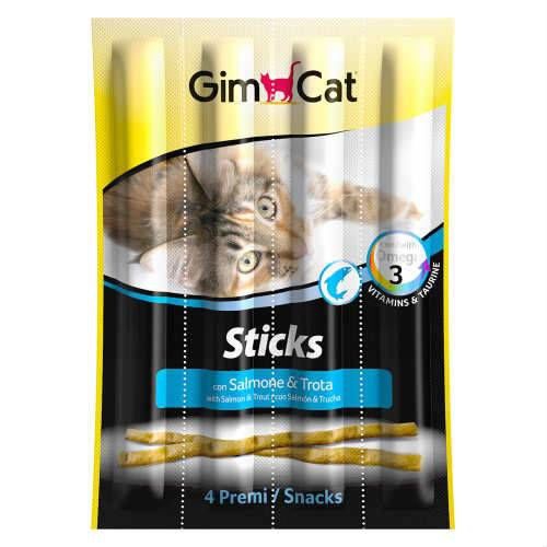 Gimcat Sticks Alabalıklı Somonlu Ödül Çubukları 4'Lü 20 Gr