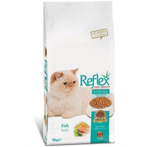 Reflex Kısırlaştırılmış Balıklı Kedi Maması 15 Kg 